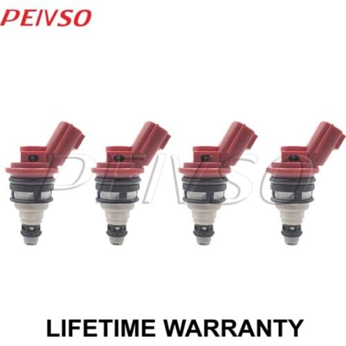 4x 16600-53J03 fuel injector for NISSAN 200SX 95~98 240SX 91~98 NX 91~93 SENTRA 91~99 2.0L L4 ALTIMA 2.4L L4 93~99