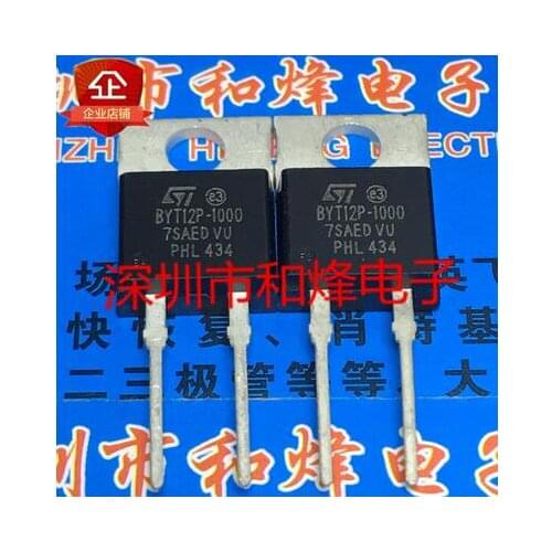 Free shipping 20PCS BYT12P-1000 TO-220 1000V 12A