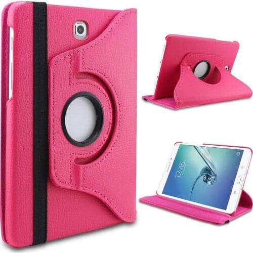 Cover Case For Samsung Galaxy Tab A 8.0inch (2015) 360 Degree Rotating Stand PU Leather Case Tab A 8.0 SM-T350 T350 T355 P350