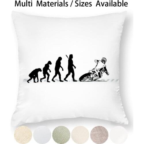 Evolution Supermoto Pillow Case Throw Pillow Cover Cotton Linen Flax Evolution Supermoto Motocross Moto Cross Supercross Enduro