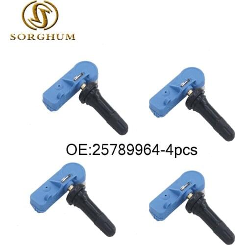 4pcs TPMS 25789964 Tire Pressure Monitoring Sensor for 2013-2015 Buick 2008-2015 Cadillac 2010-2015 Chevy 2011-2015 GMC