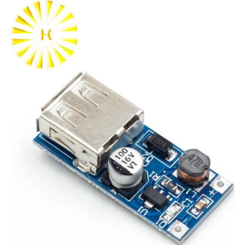 DC DC 0.9V-5V to 5V 600MA Power Bank Charger Step Up Boost Converter Supply Voltage Module USB Charging Circuit Board Connector