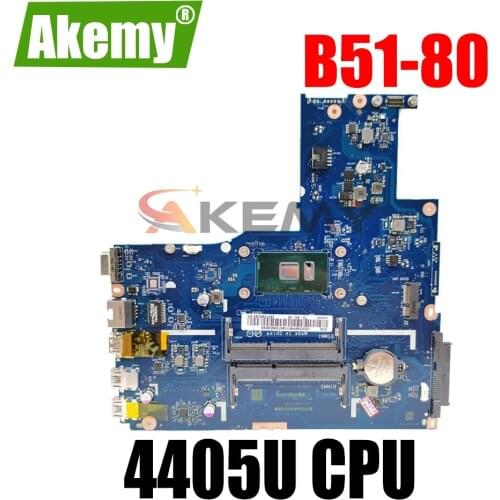 For Lenovo B51-80 15 inch laptop motherboard SR2EX Pentium 4405U CPU BIWB6 B7 E7 E8 LA-D102P MAIN BOARD