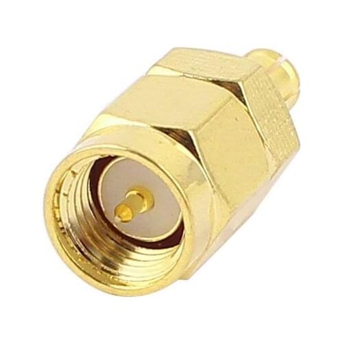 Electronics RF Coaxial Coax Adadpter SMA Male To MCX Male RF Connector