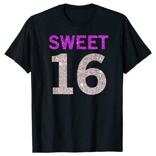 Sweet 16 Birthday Shirt Teenage Girls Gifts 16th Birthday T-Shirt