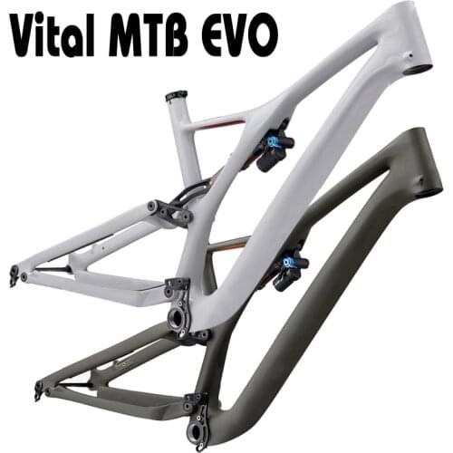 EVO AXS Full-Suspension-Frame Bicycle Mountain-Bike Toray Carbon 29er M / L Size Mtb Full-Carbon-UD-Matt Axle 148x12
