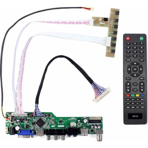 HD MI VGA AV USB LCD Controller Board For 18.5"G185HAN01.0 1920X1080 LCD Screen