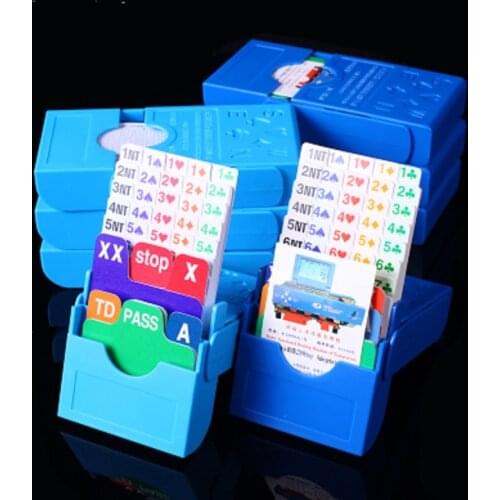 Classic 14-LJPH Professional Bidding Box Paper Playing Card Vertical bid box Contract bridge cards US bridge ABS bid box