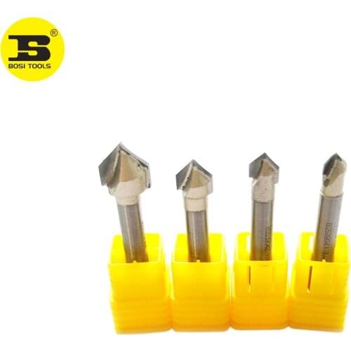 BOSI "V" Type Router Bit 1/4" Shank Diameter 1/4" 5/16" 3/8" 1/2" Cutting Dia. Milling tool