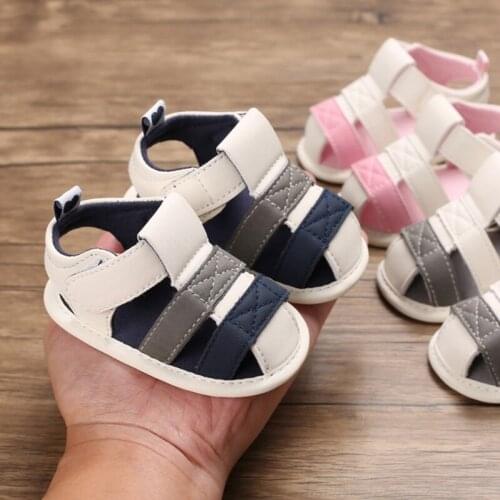 HOT 2020 Toddler Infant Newborn Kids Baby Boys Canvas Soft Sole Crib Sneakers Sandals Shoes Fashion Baby Sandals1