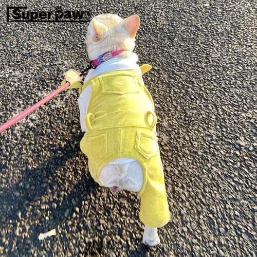 Fashion Dog Jumpsuits Fashion Pet Warm Clothes For Small Medium Puppy Dogs French Bulldog Clothing Schnauzer Dropshipping LAC03