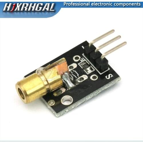 5pcs 650nm Laser sensor Module 6mm 5V 5mW Red Laser Dot Diode Copper Head for Arduino new hjxrhgal
