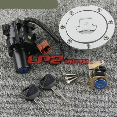 Ignition Switch Fuel Gas Cap Seat Lock Key Set for Honda CB600F Hornet 599 PC41 2007-2011 CBR1000RR Fireblade 2004-2007