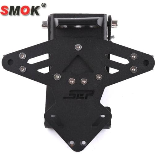 SMOK For Kawasaki Z900 2017 2018 Motorcycle Accessories CNC Aluminum Registration License Number Plate Holder Mount Bracket