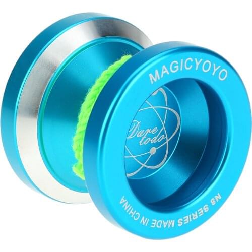 High Quality Yoyo Professional Magic Yoyo N8 Aluminum Alloy Metal Yoyo 8 Ball KK Bearing with Spinning String Kids Toys