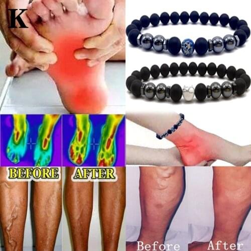 High Quality Weight Loss Magnet Anklet Colorful Stone Magnetic Therapy Bracelet Weight Loss Product Slimming Health Care Jewelry