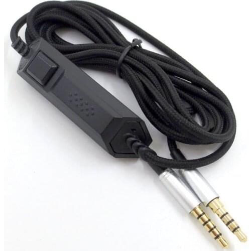 Replacement Audio Repair Parts Cable For Logitech Astro A10 A40 Headphones Cord Headsets Wire Connecter Audio Cable