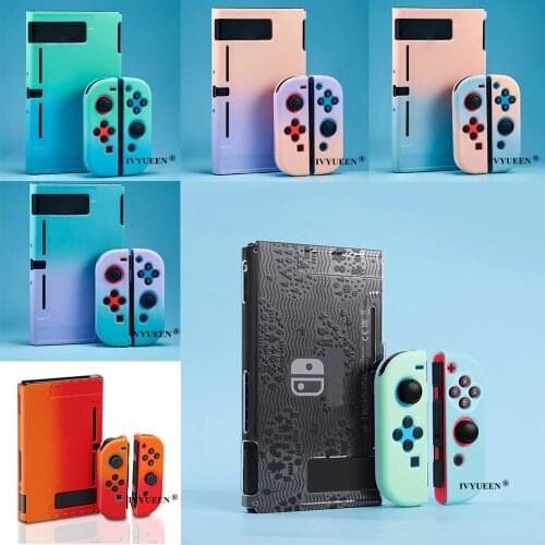 IVYUEEN for Nintendo Switch NS Console Animals Crossing Protective Hard Case Shell for NintendoSwitch JoyCon Joy Con Back Cover