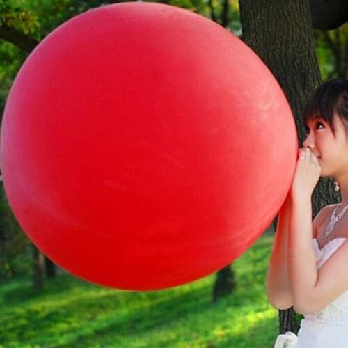 1pcs /36 inch balloon color large latex inflatable helium balloon flying giant balloon birthday party wedding balloon decoration