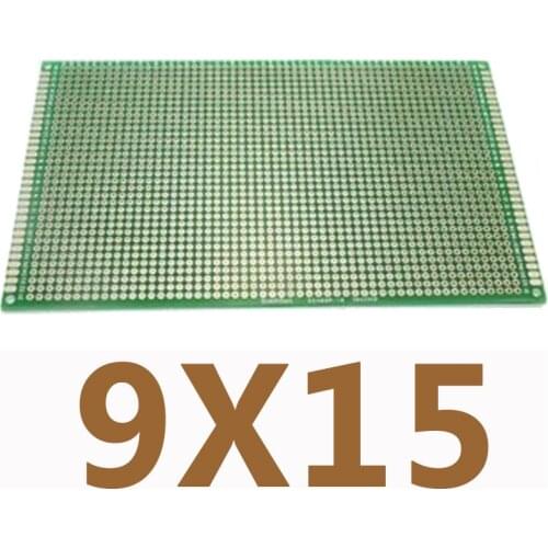 5pcs/lot 9*15cm Double Side Copper Prototype PCB Diy Universal Printed Circuit Board For Arduino Experimental Plate