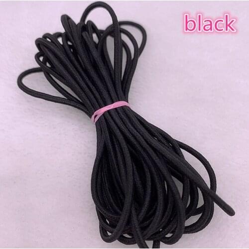 5 Yards/lot 2.0 2.5mm Hight-Elastic Bands Spool Sewing Band Round Elastic Cord Diy Handmade Sewing Materials #02