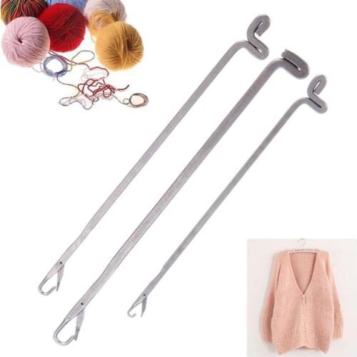 7Pcs/set Latch Sewing Needles Sealing Crochet Hooks DIY Weave Knitting Tools Beaded Pin Crochet Needle Craft