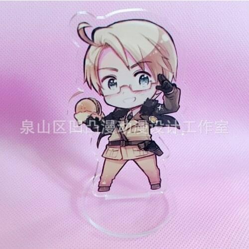 10cm Cartoon Animation Legend Hetalia Axis Power Legend Arthur Acrylic Standing Plate home deco