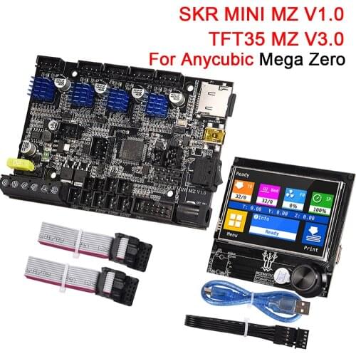 BIGTREETECH SKR MINI MZ V1.0 Control Board +TFT35 MZ V3.0 Touch Screen TMC2209 For ANYCUBIC Mega Zero Upgrade 3D Printer Parts
