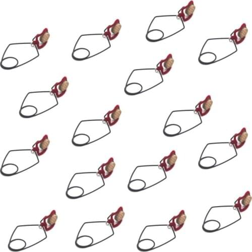 Flute Button Key Pad Indentation Clip for Flute-players Repair Tools Orchestral Instrument Maintenance Pack of 16