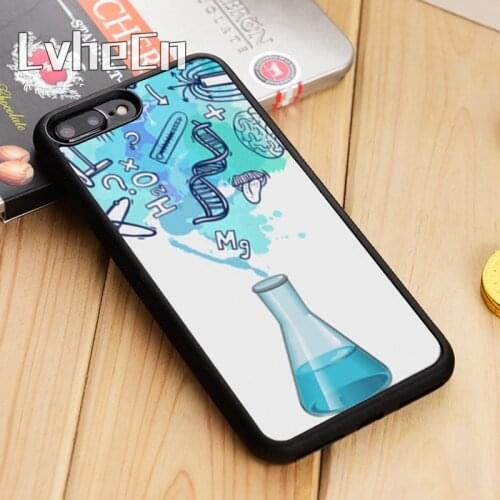 LvheCn Science chemistry Coque Phone Case Cover For iPhone 5 6s 7 8 plus 11 12 Pro X XR XS Max Samsung Galaxy S6 S7 edge S8 S9