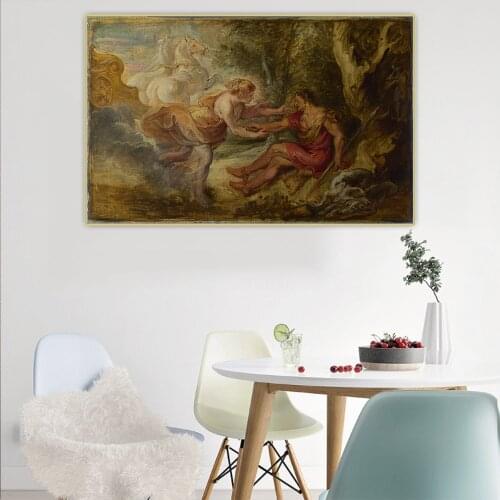 Citon Peter Paul Rubens《Aurora abducting Cephalus》Canvas Art Oil Painting Artwork Decorative Picture Wall Decor Home Decoration