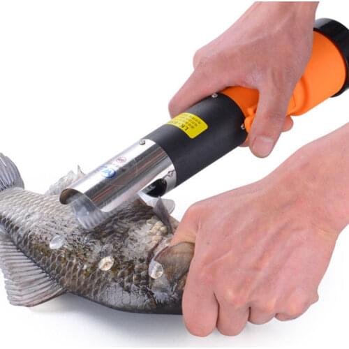 110V-240V Rechargeable Electric Fish Scaler Waterproof Fishing Scalers Clean Fish Remover Cleaner Descaler Scraper Seafood Tools