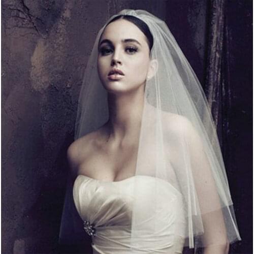 Bridal Veils Elbow Length Wedding Veils Bride Bridal Gown 2021