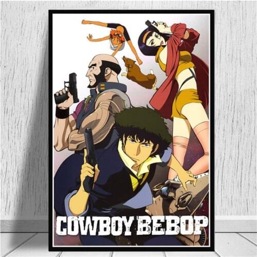 Canvas HD Print Cowboy Bebop Anime Poster Wall Art Modern Home Decoration Painting Modular Picture Artwork For Living Room Frame
