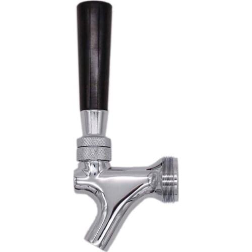 Chrome Beer Faucet with Stainless Steel Lever