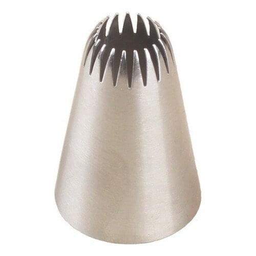 19 Tooth Cake Piping Nozzle Stainless Steel Nozzles Flower Mouth Mold For Kitchen DIY Baking Pastry Cookies Cake Decoration Tool