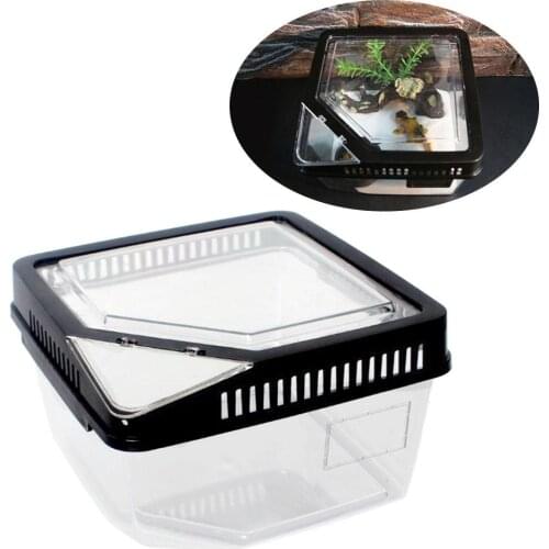 Breeding Box Acrylic Transparent Habitat Convenient For Feeding Observation Suitable For Spider Lizard Scorpion Insects Reptile