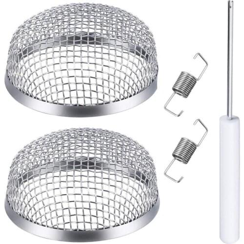 2pcs Rv Flying Insect Pest Net Cover Stainless Steel Ventilation Net Cover With Installation Tools New