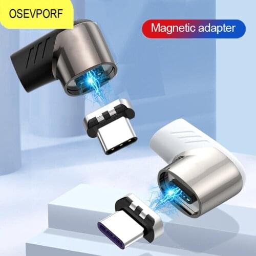 USB Type C To Type-C Magnetic Adapter Fast Charging USB Type C Magnet Converter USBC Connector for iPad MacBook Pro Samsung S20
