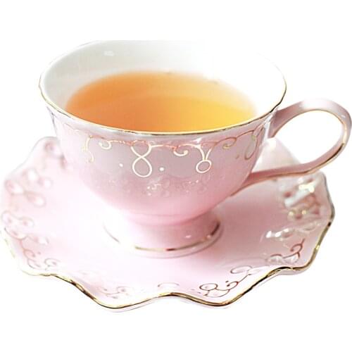 200ml English Afternoon Tea High-grade Ceramic Coffee Cup And Saucer Set Japanese Cup European Cup mugs coffee cups set