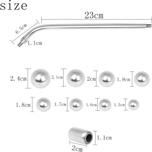 Stainless Saxophone Dent Rods Bend Repair Alto Tenor Saxophone Instrument Maintain Tools Kit with 9 Beads Accessory Silver