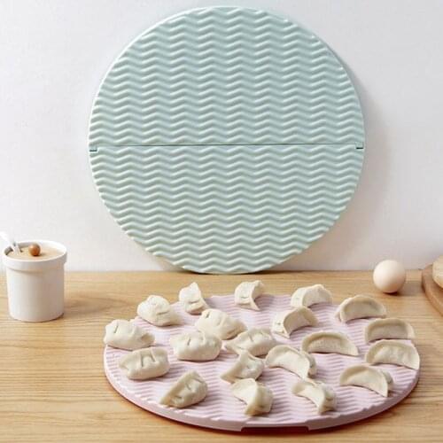 Non-slip Dumplings Holder Plastic Folding Buns Storage Rack Baking Pastry Holder Tray Cooking Tool Kitchen Accessories