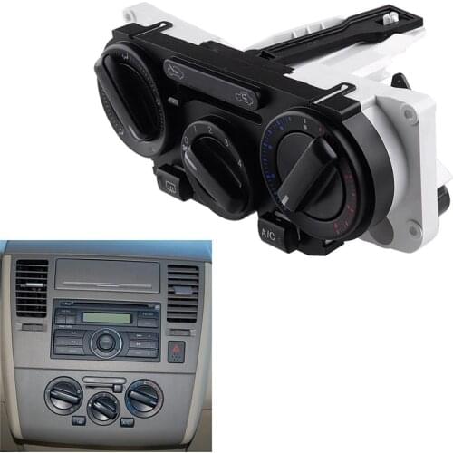 27510-ED50A A/C Heater Control Panel Plate Climate Control Switch for Nissan Tiida Sylphy Livina NV200 Geniss