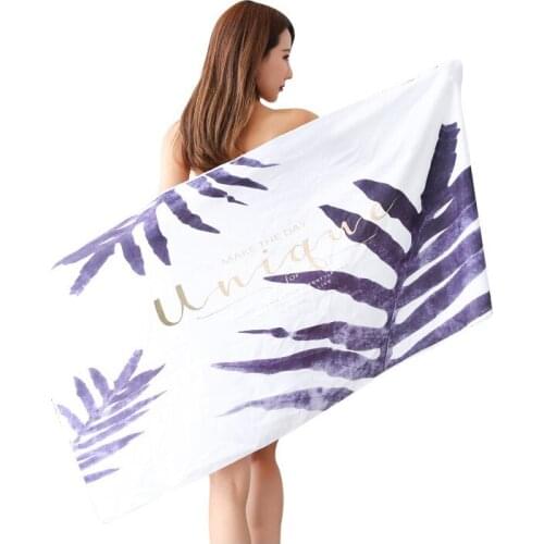 70*140cm Microfiber Beach Towel Custom Printed Beach Resort Swimming Towel Hundred Speed Dry Towel Large Bath Towel-super Soft
