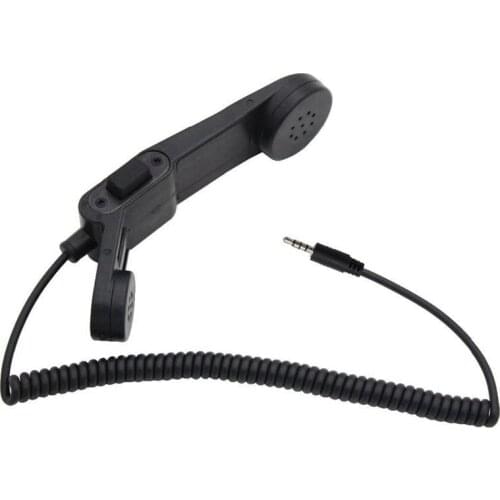 Handheld PTT Military Retro Telephone Speaker Mic Microphone for HuaWei Xiaomi 3.5mm Jack Smart Cell Mobile phone iPhone Samsung