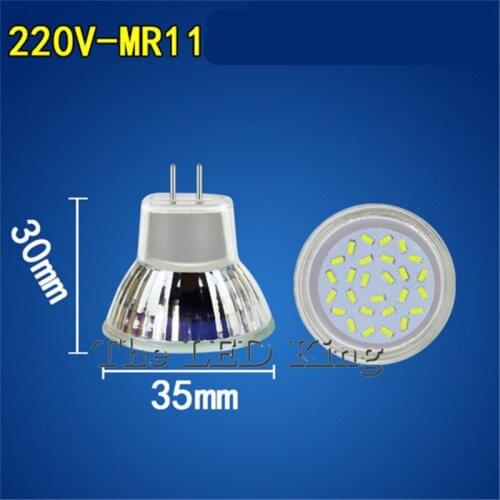 1- 10Pcs LED Bulb GU4 LED Lamp 220V SMD 3014 MR11 Spotlight 18 28LEDs Warm White Cold White Lights for Home Decoration Ampoule