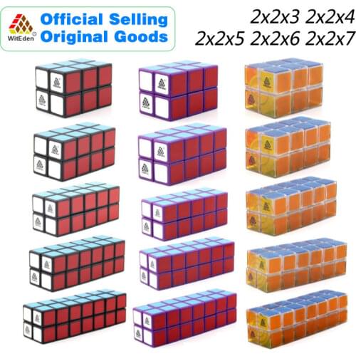 WitEden Cuboid 2x2x3 2x2x4 2x2x5 2x2x6 2x2x7 Magic Cube Puzzles Speed Brain Teasers Challenging Educational Toys For Children