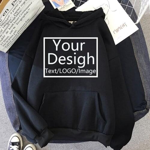 Custom Hoodies Women Logo Text Photo Hoodie Women Personalized Customize Sweatshirts Hooded Polluver Customization Dropshipping