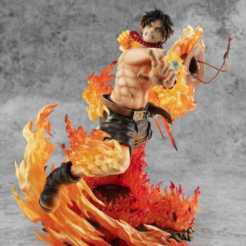Bandai One Piece One Piece POP MAX Ace Female Emperor 15th Anniversary Special Edition Sauron Hand-made Model Decoration