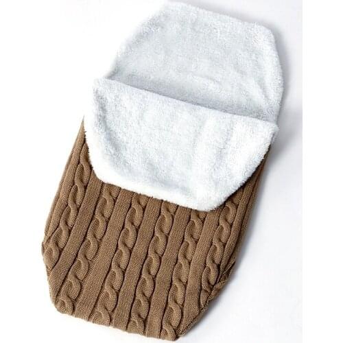 Baby Blanket Cover Bedding Wrap for Baby Boys Girls Bedding Baby Sleeping Bags Fashion Knitted Sleep Bags For Kid